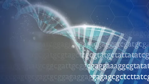 Double-helix A-C-T-G